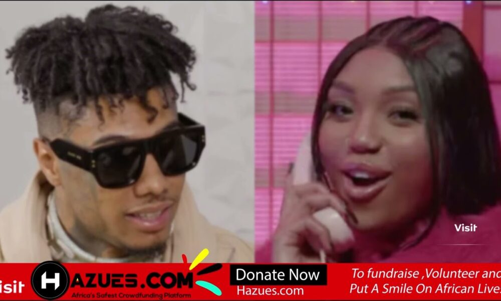 BLUEFACE BREAKS BREAD WITH BRANDY’S DAUGHTER ON THE SET OF HER NEW PODCAST