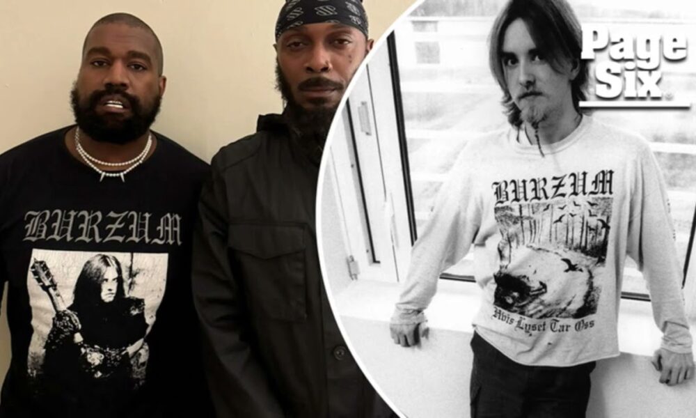 Kanye West Raises Eyebrows by Wearing Controversial Burzum T Shirt in Photos with JPEGMAFIA