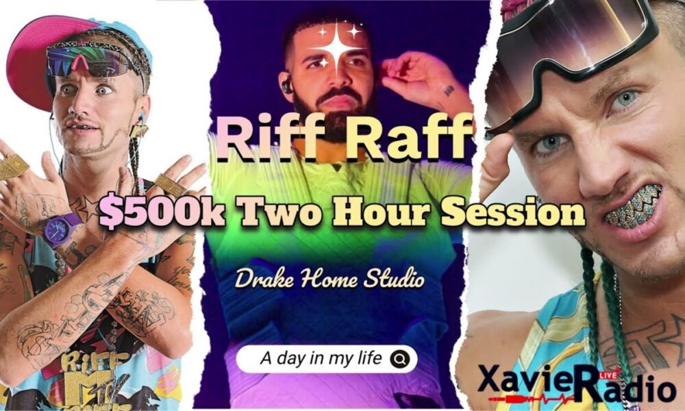 RIFF RAFF DROPS $500K TO USE DRAKE’S HOME STUDIO FOR 2 HOURS