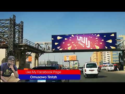 Streets of Cairo – Driving from Cairo Airport to Giza,  Emboozi Ye Cairo Egypt