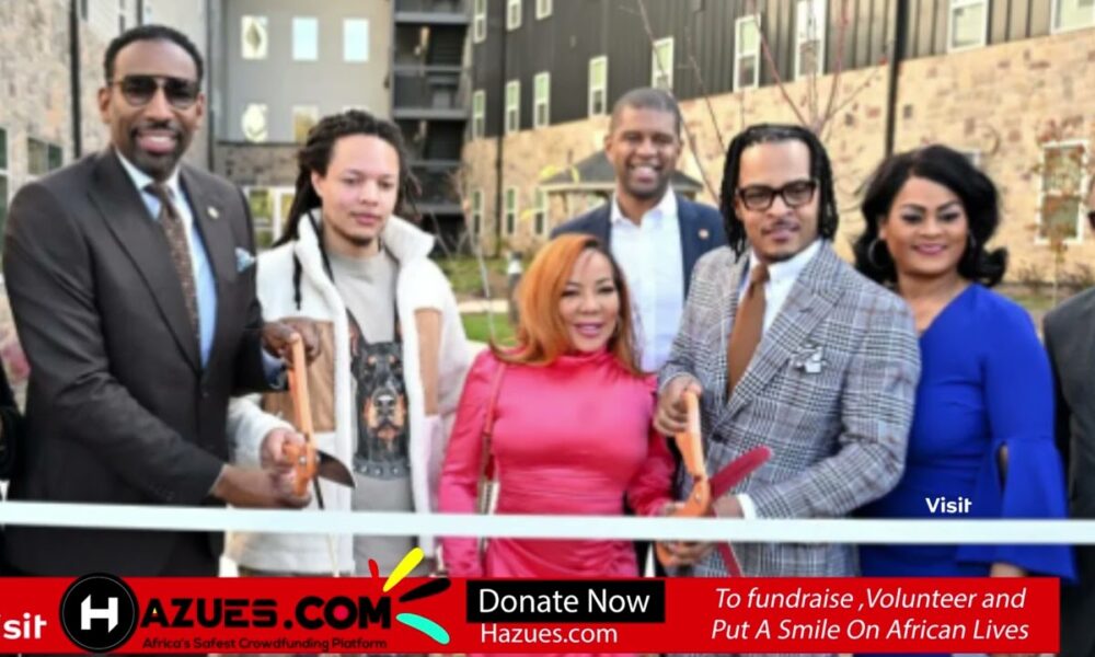 T I & TINY CUT THE RIBBON ON THEIR ‘MUCH NEEDED’ AFFORDABLE HOUSING COMPLEX