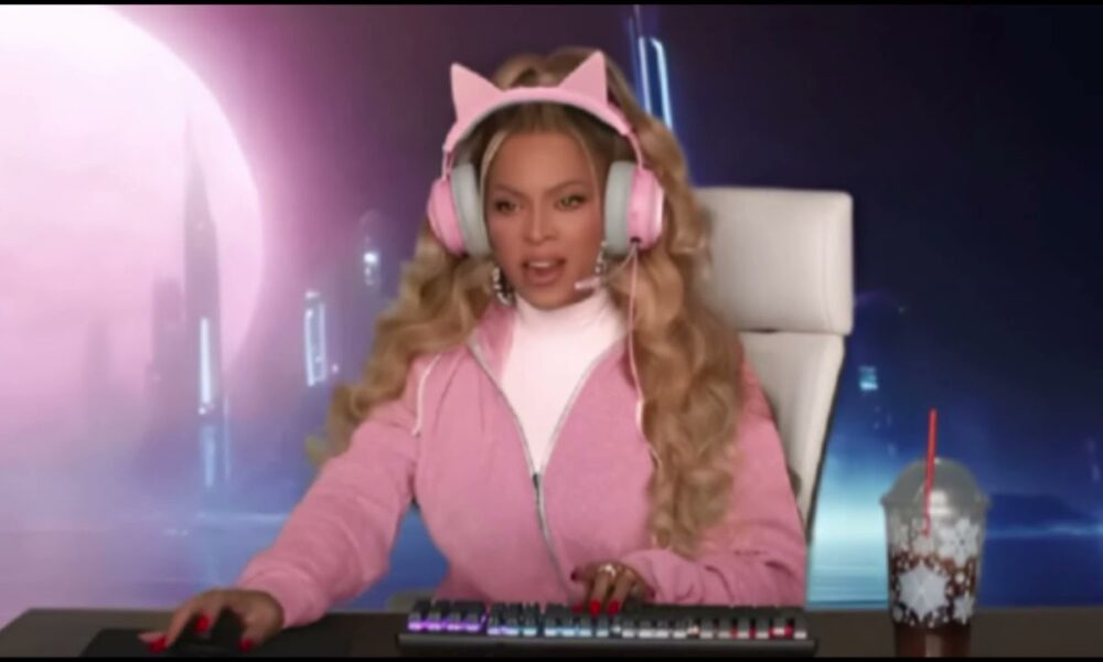 Beyoncé Transforms into Twitch Streamer in Verizon’s Internet Breaking Super Bowl Commercial