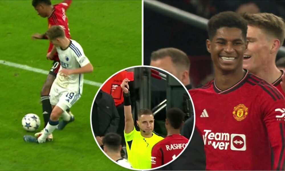 Rashford’s Red Card Caused Man United Defeat By Copenhagen