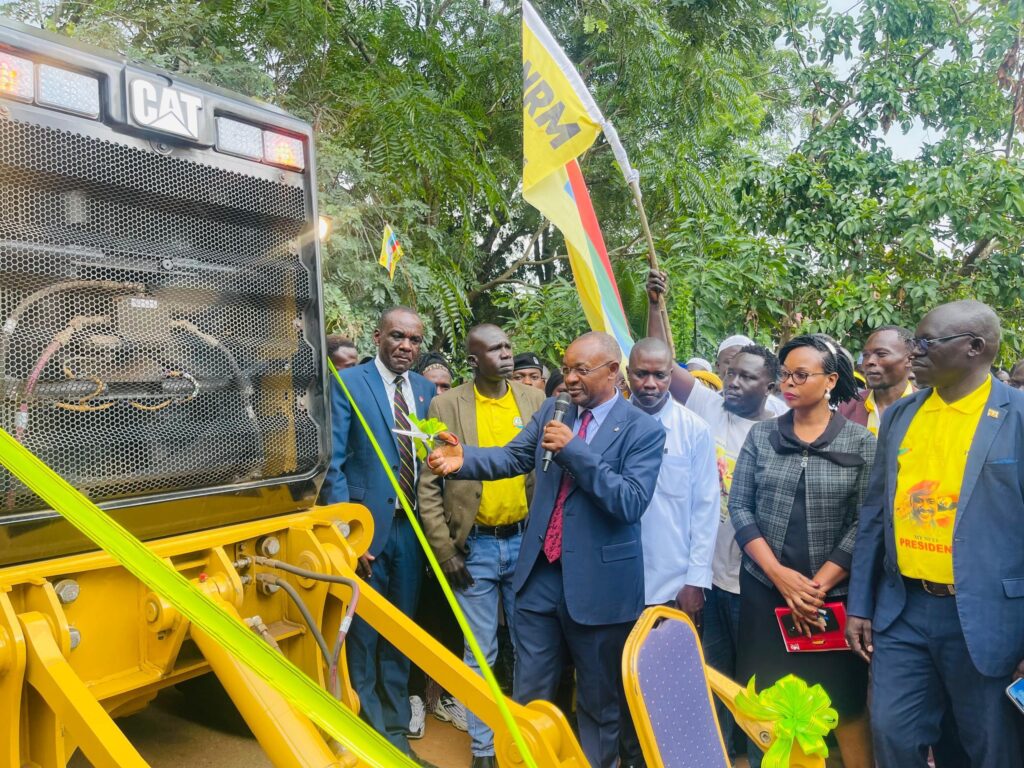 Arua Breaks Ground With Shs1.2B Road Machine