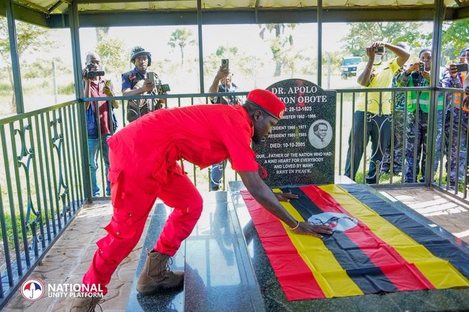 Buganda Kingdom Denies Blasts NUP’s Kyagulanyi for Visiting Former President, Obote’s Graveyard