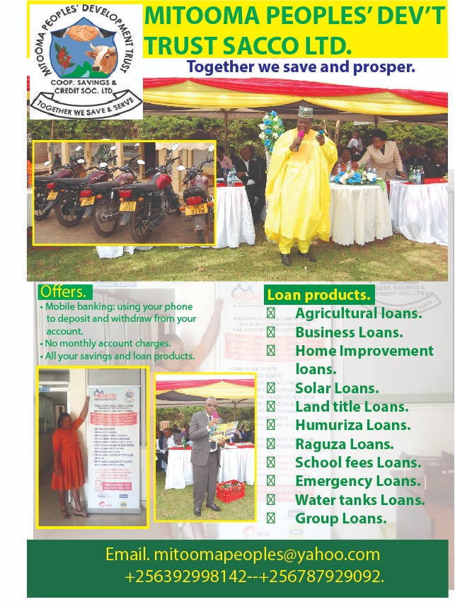 MITOOMA PEOPLE’S DEVELOPMENT SACCO AT THE VERGE OF COLLAPSE AS GM RESIGNS AND TREASURER TAKES THE RESPONSIBILITIES OF THE GENERAL MANAGER AS WELL AS CHAIRMAN BOARD