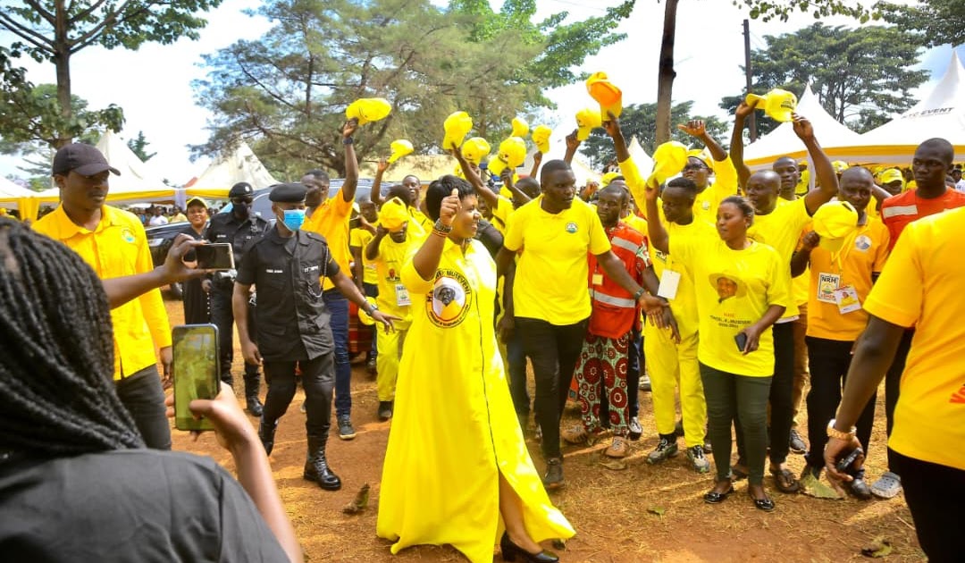 NRM National Treasurer Amb, Hon Barbara Nekesa Oundo Ralies Mayobe and Lumino NRM supporters in Busia District on wealth creation ahead of President M7’s visit