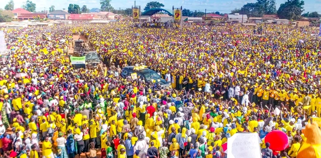 NRM’s Museveni Highlights Peace Legacy, Unveils Development Agenda for Koboko District
