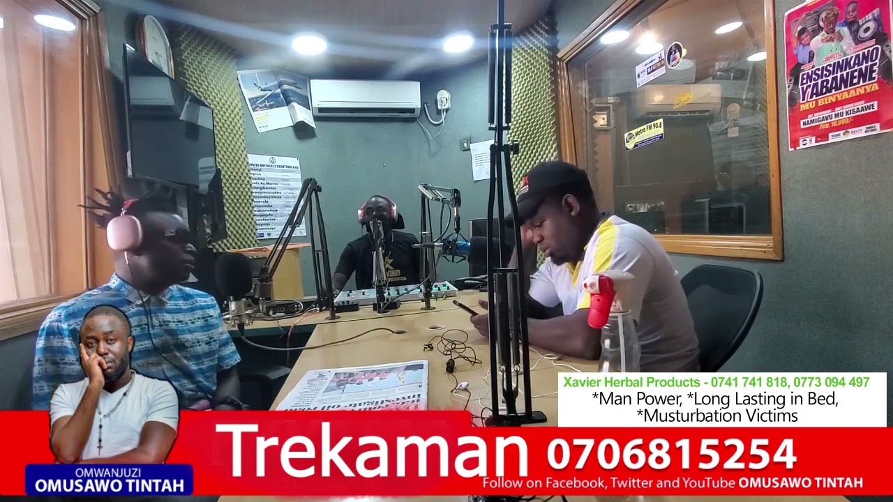 Treka Man Akabidde Mu Studio Lwa Luyimba Lwa Alive