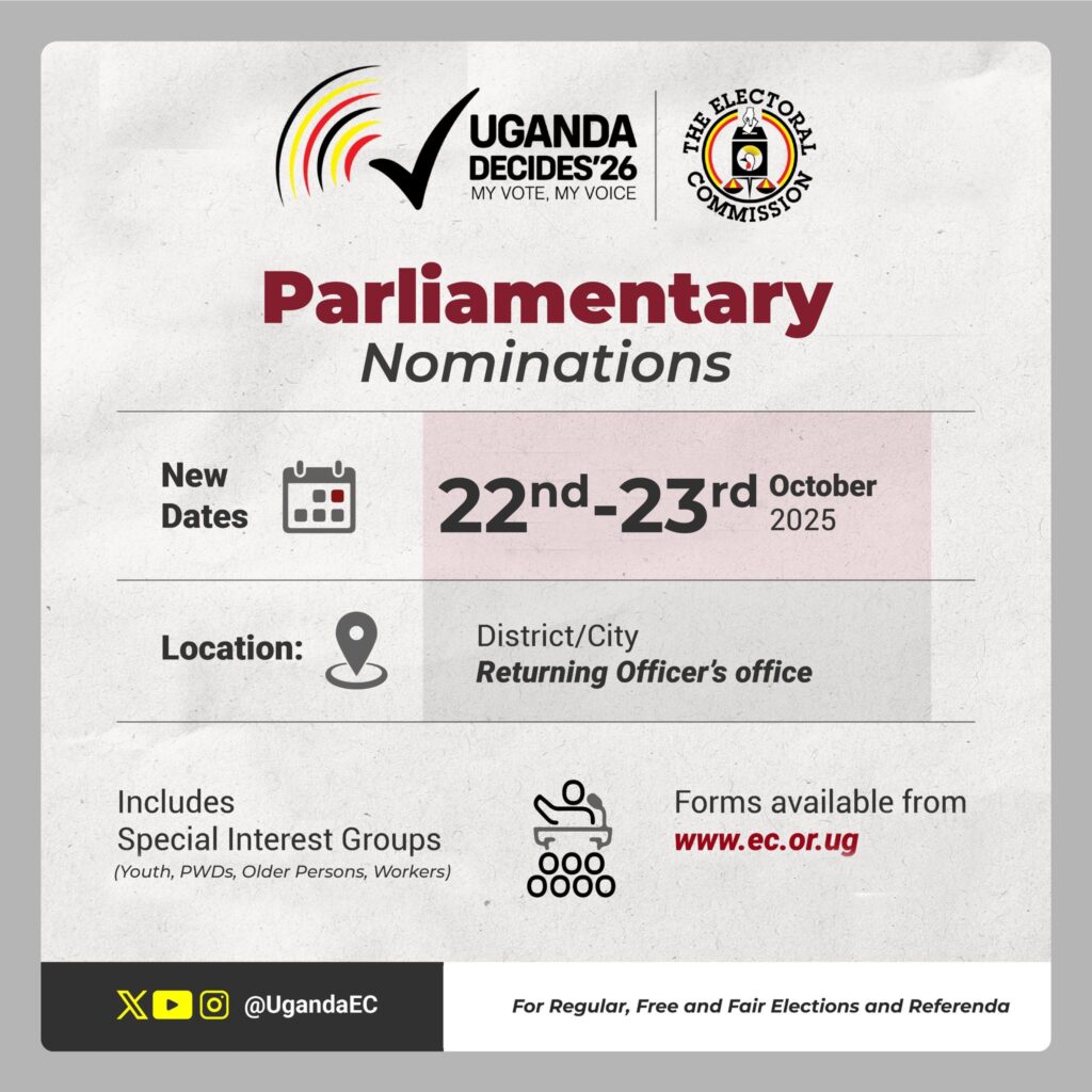 Uganda Electoral Commission Confirms Readiness for Parliamentary Nominations and Sets 2026 Election Date
