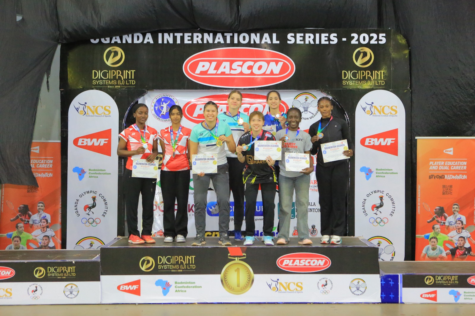 Uganda’s Shamika,Naluwooza Clinch Silver as Malaysia Dominates 2025 Uganda International Badminton Series