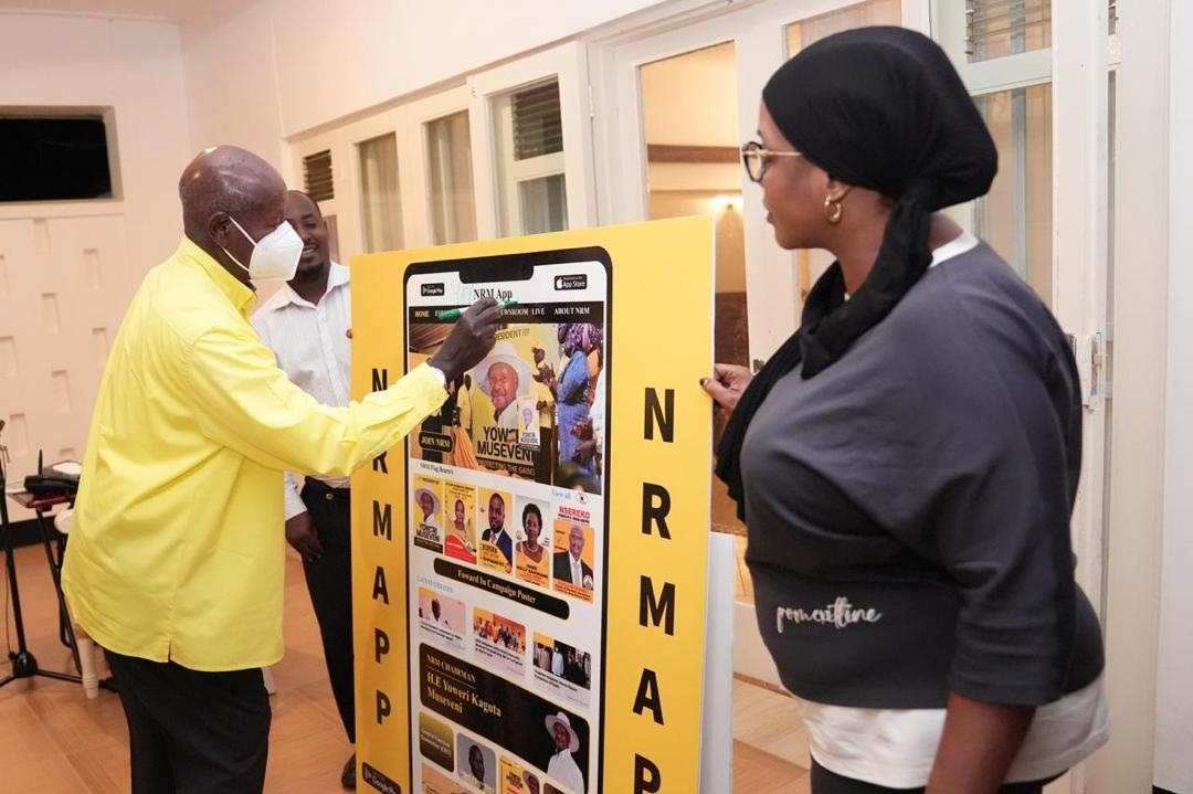 Museveni Unveils NRM App: A Bold Step into Uganda’s Digital Mobilization Future