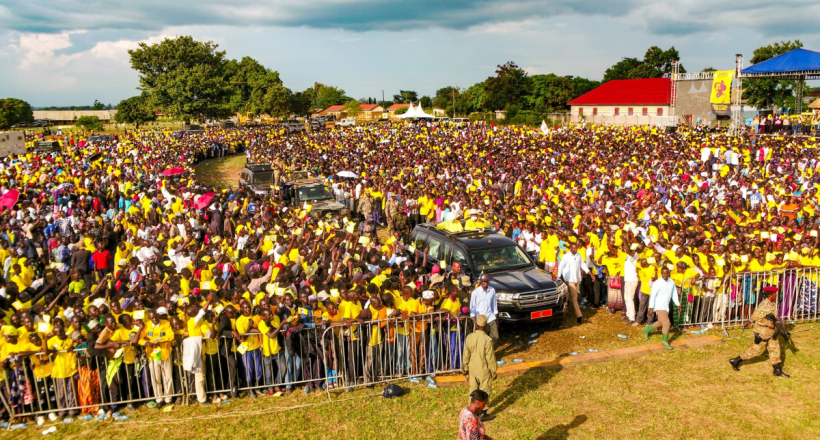 RACE FOR STATE HOUSE! In AMURIA, M7 hails Arrow Boys for fighting rebels in Teso