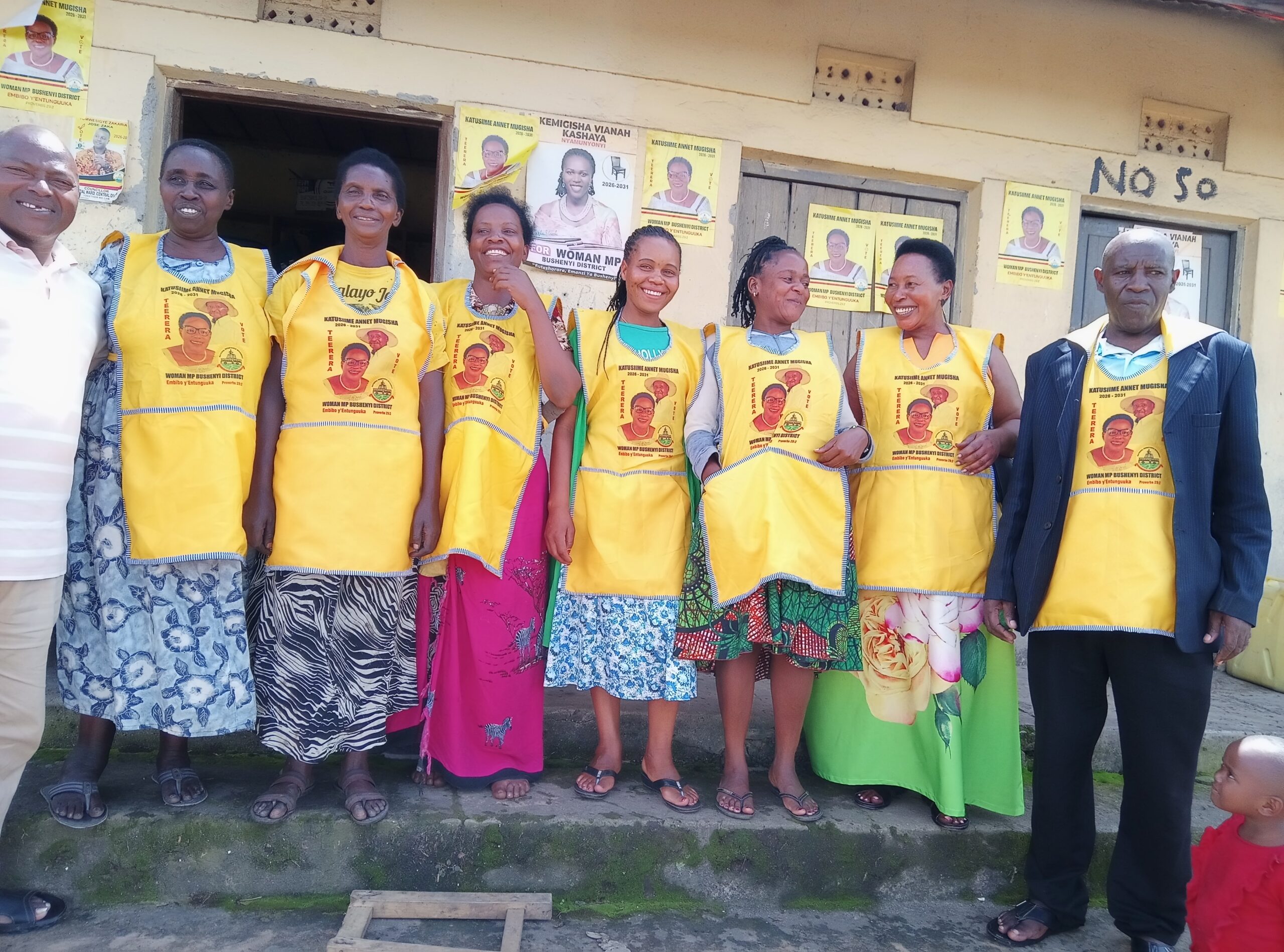 TEAM HON ANNET MUGISHA ATTACK PEACEFULLY BUSHENYI MARKET