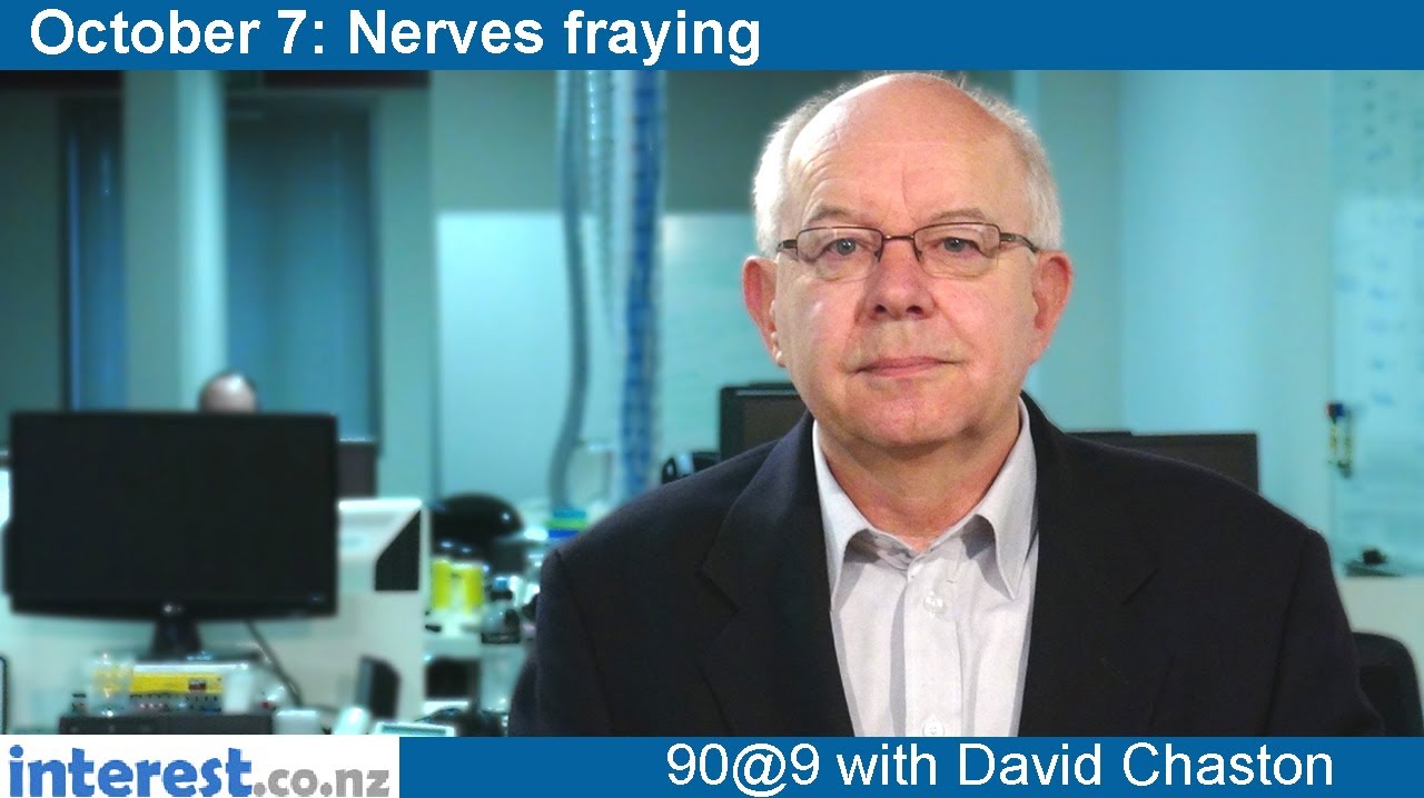 90 seconds at 9 am: Nerves fraying (news with David Chaston)
