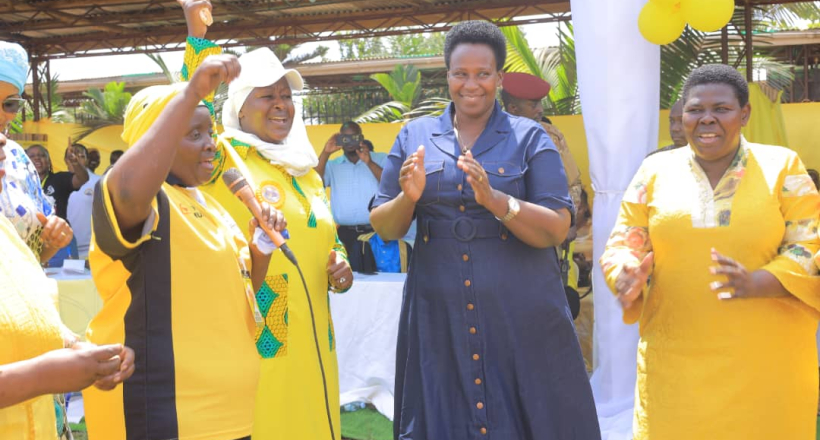 Namayanja, State House Comptroller Barekye urge NRM leaders in Kampala to shun chaos
