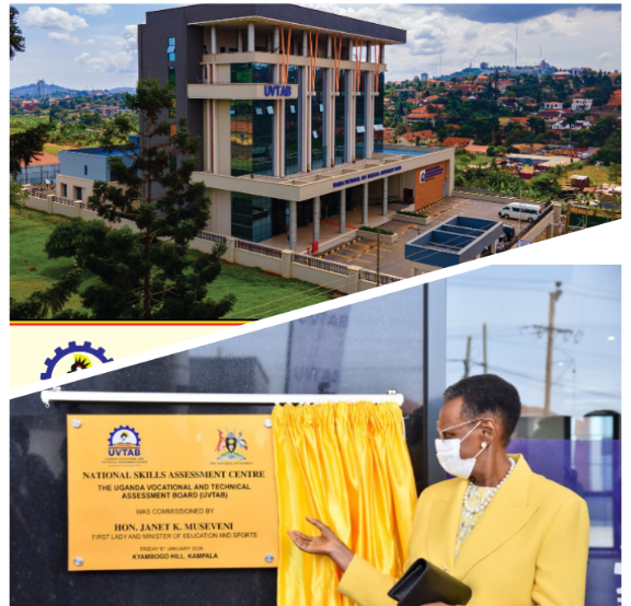 GAME CHANGER! First lady Janet Museveni Commissions Mega UVTAB National Skills Assessment Centre at Kyambogo hill
