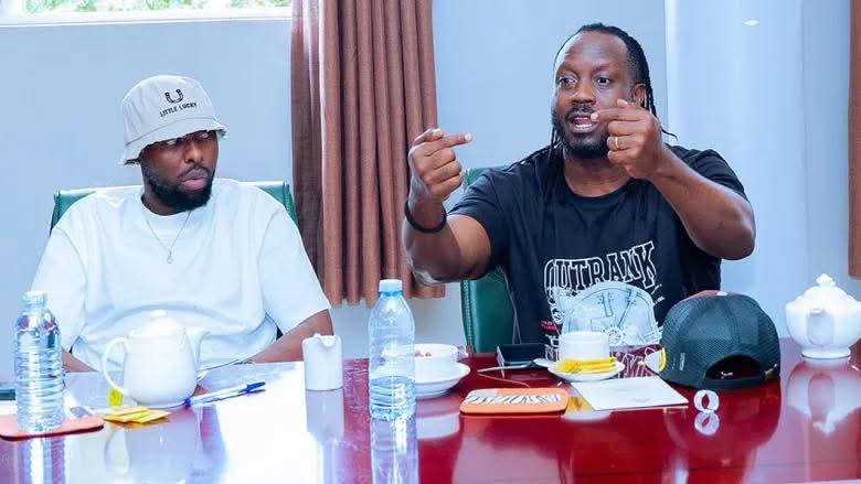 Kenzo bitter with Bebe Cool’s Characters
