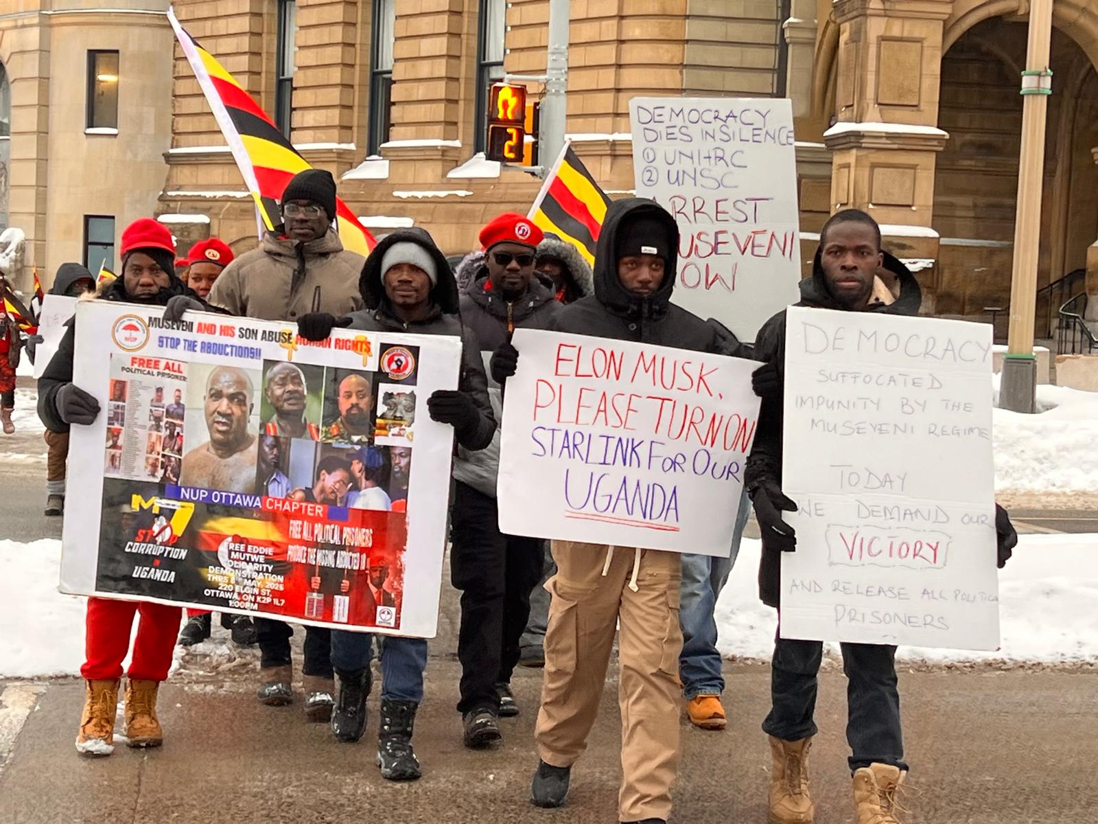 NUP Members Organise Canada-Wide Protests Against Museveni’s Victory, Cite Election Malpractice and Abductions » The Hoima Post –