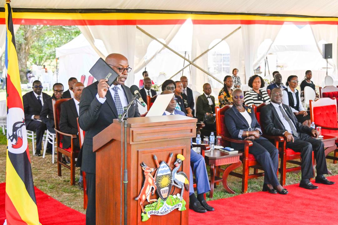 New Chief Justice Zeija takes Oath as Museveni Hails Judicial Convergence