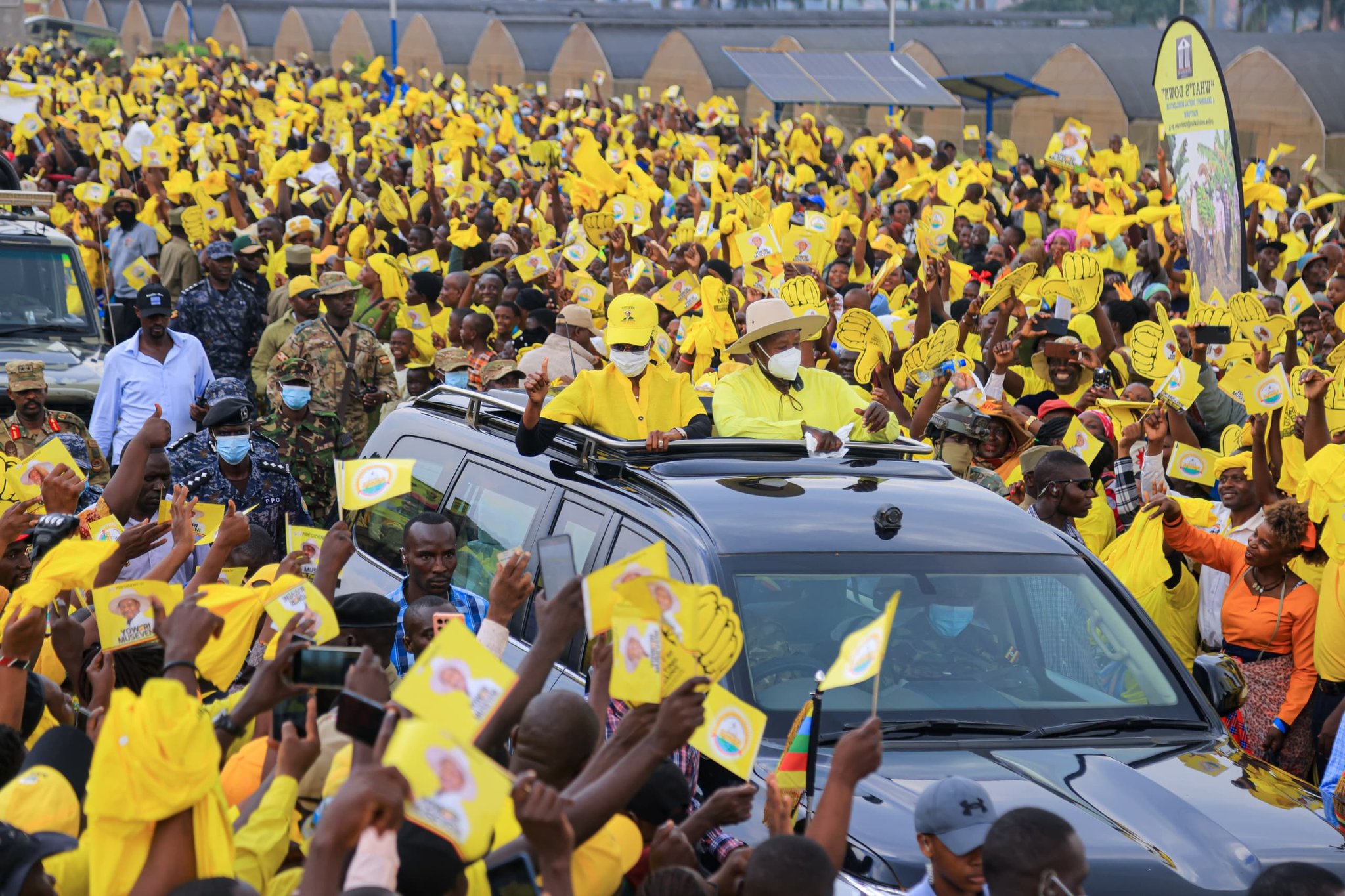 ROAD TO JAN 15! In NANSANA, M7 shows how urban voters can kick out poverty by rearing pigs, chicken, fish & growing mushrooms