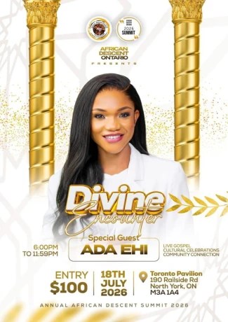 African Descent Ontario To Host Nigeria Stat Ada Ehi In Mega Concert » The Hoima Post –