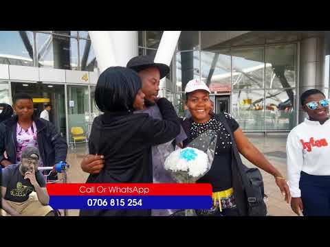 Henry Mwanje , Omusawo Tintah Arrive In Cairo For The Independence Party