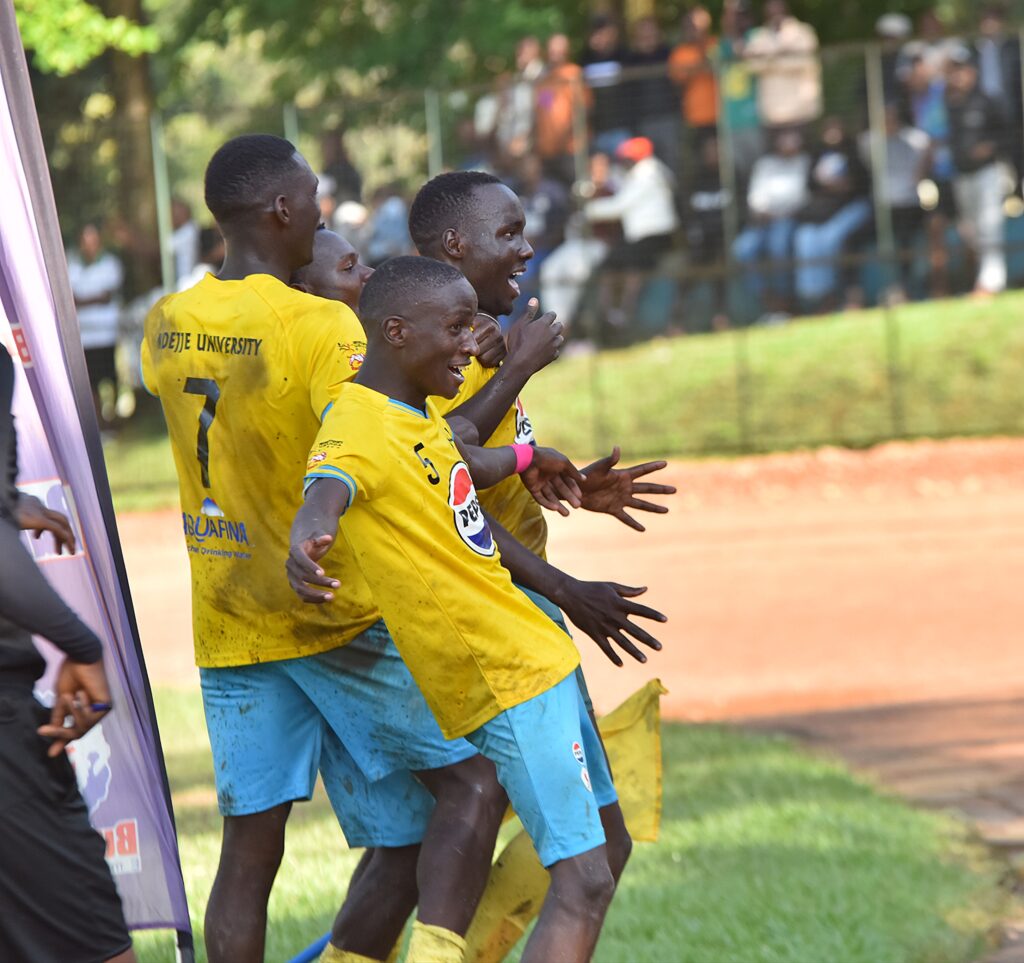 Ndejje, Kumi Complete Quarterfinal Line-Up in Pepsi University Football League