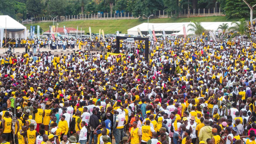 Big turnout marks Gen. Muhoozi’s 52nd Birthday run at Kololo