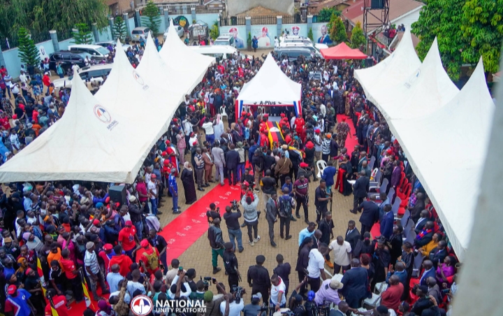 Hundreds Turn Up for Nakimuli’s Special Tribute at NUP headquarters