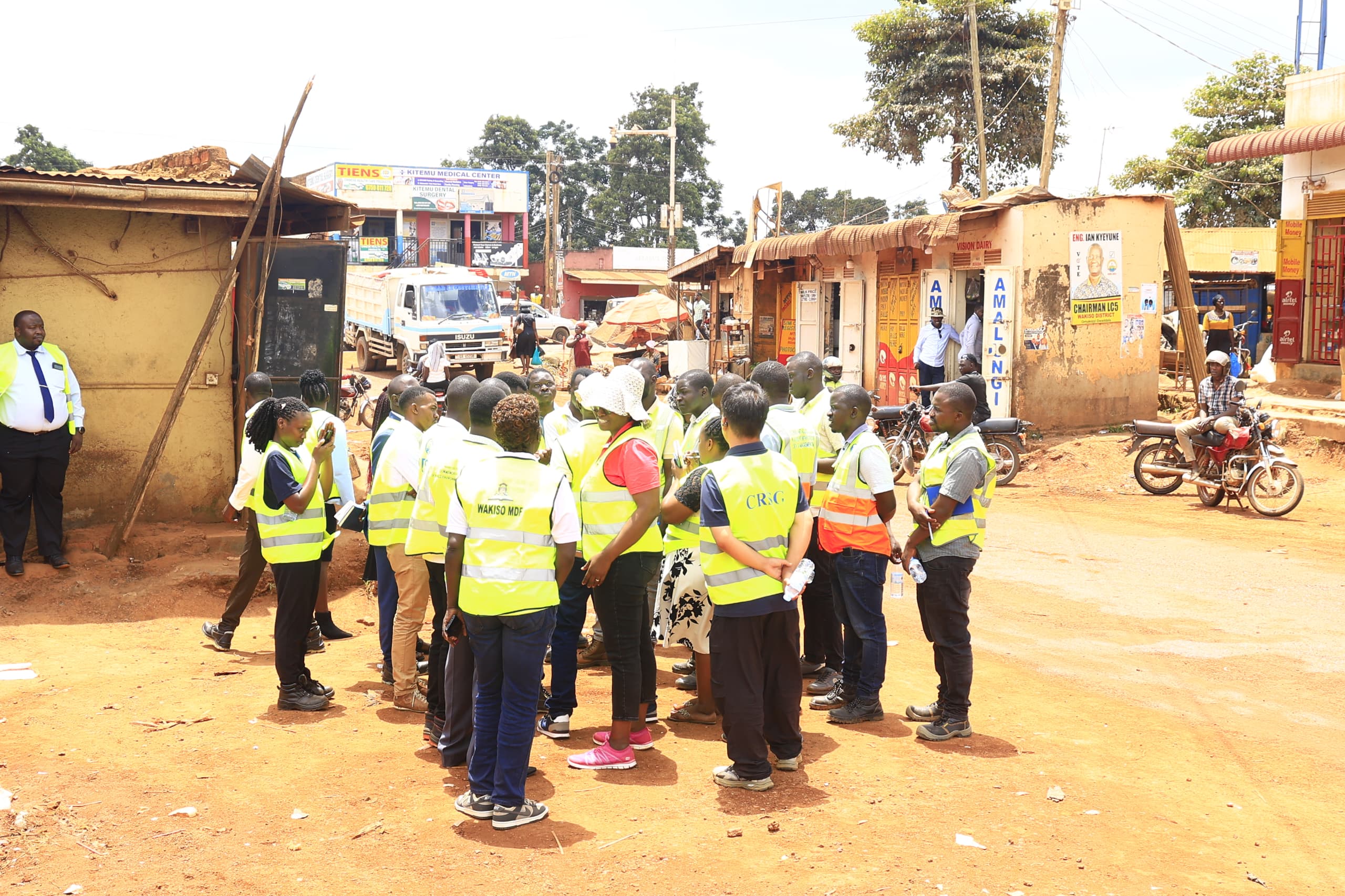 Wakiso district officials, technical committee review GKMA-UDP progress