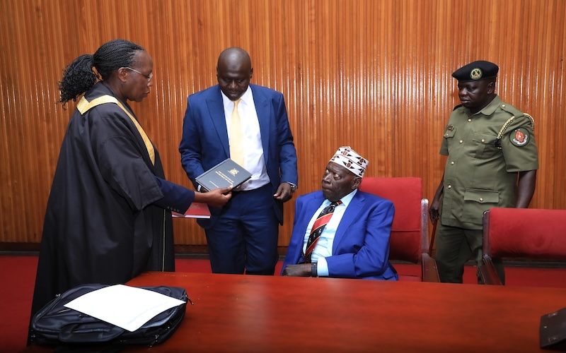 Gen Moses Ali discreetly sworn in as Adjumani West MP