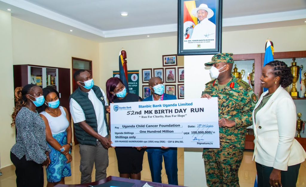 Gen Muhoozi Donates UGX 100 Million Birthday Run Cash to Support Child Cancer Foundation – The Voice Uganda