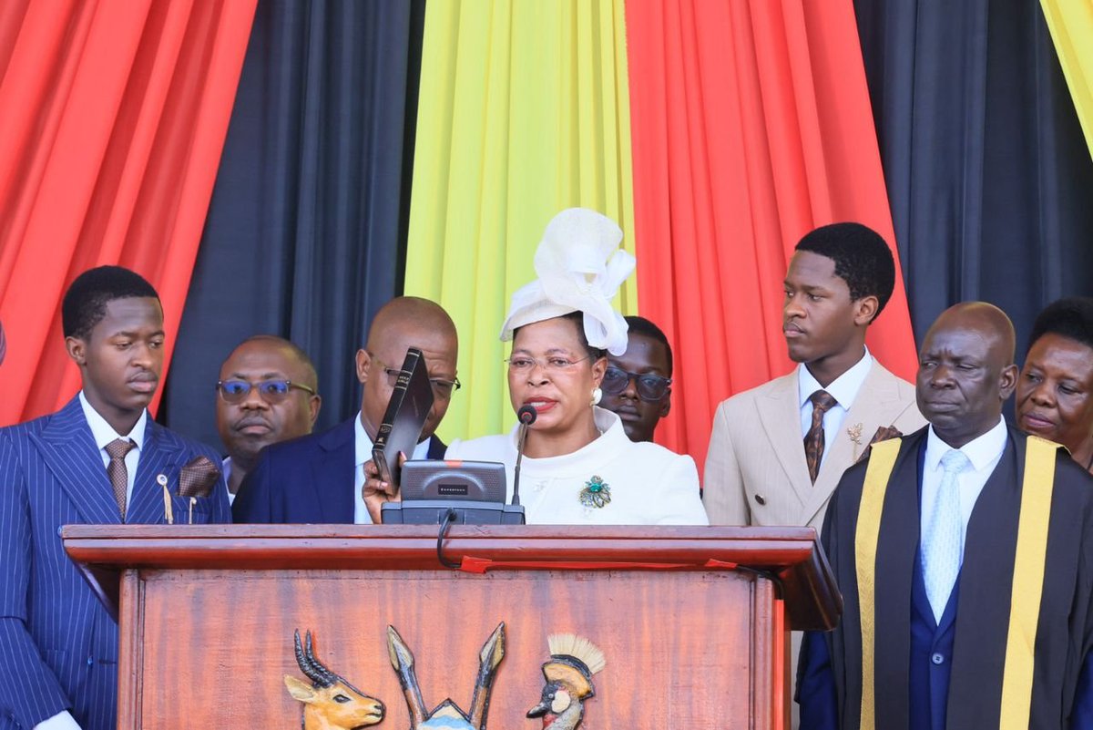 Not Shaken By Anything? Speaker Among Praises Museveni, UPDF As 12th Parliament Swearing-In Begins