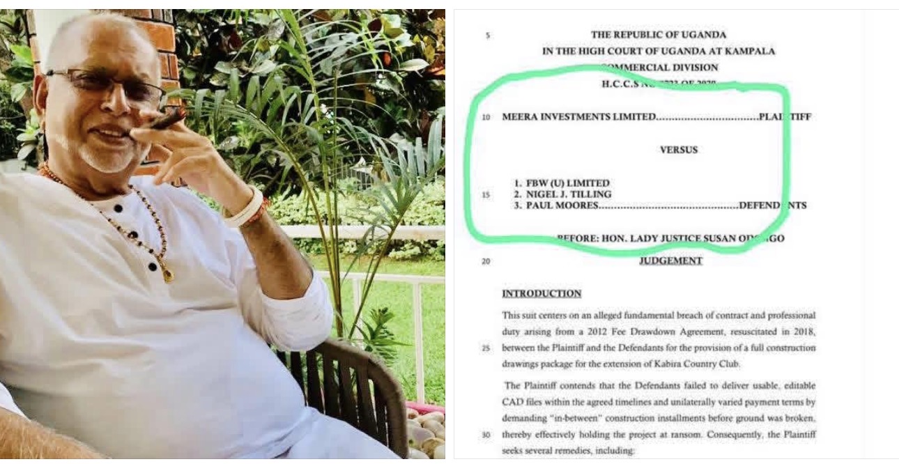 Pay For Your Negligence! Tycoon Sudhir Floors Kabira Club Shabby Contractor, Awarded UGX 2B Costs In Landmark Construction Dispute