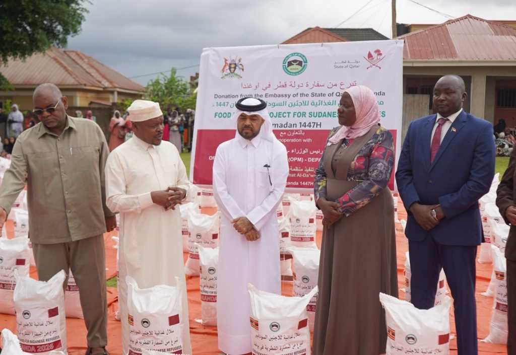 Qatar Embassy in Kampala Distributes Humanitarian Aid to 500 Sudanese Refugee Families – The Voice Uganda