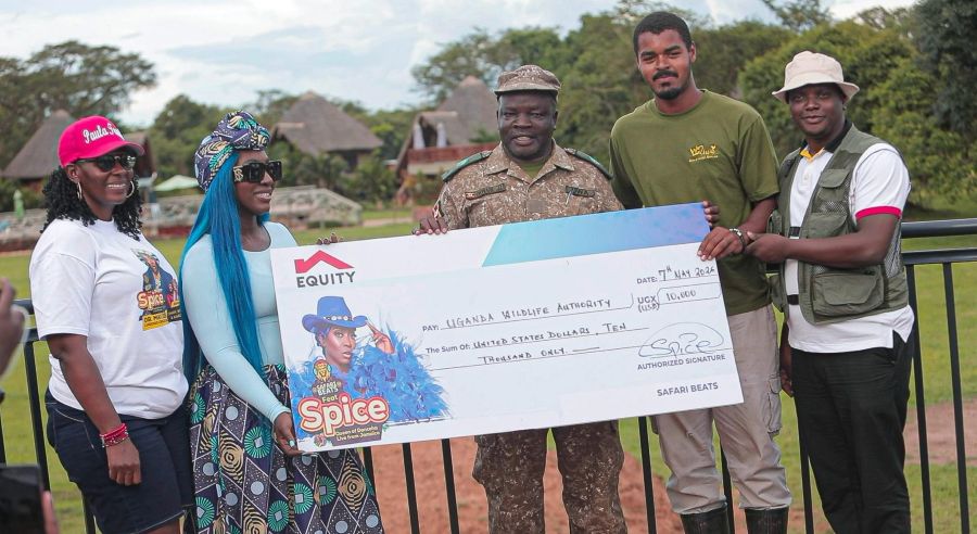 Spice Names Rhino ‘Spice Nankula Nile’ During Uganda Visit
