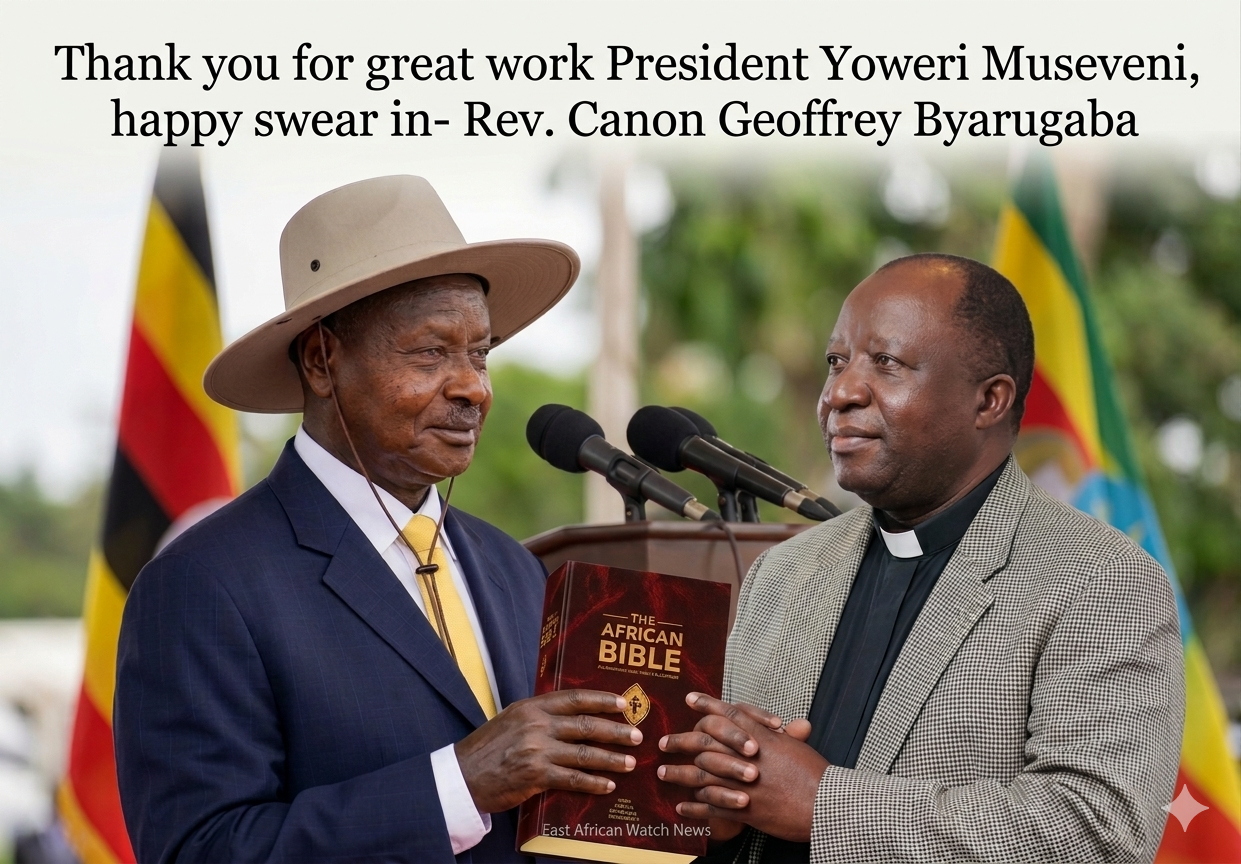 Thank you for great work President Yoweri Museveni, happy swear in- Rev. Canon Geoffrey Byarugaba