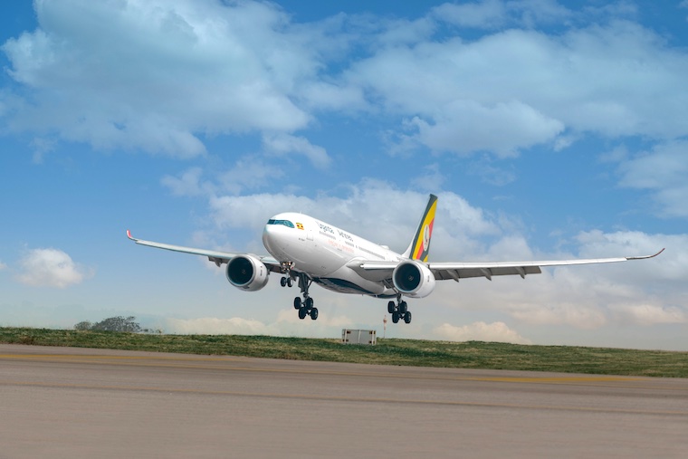 Uganda Airlines’ Airbus returns to London after three-month grounding