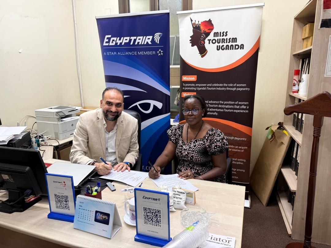 EgyptAir, Miss Tourism Uganda Join Forces to Market Uganda Abroad