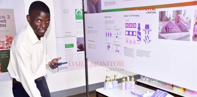 Makerere University student has developed a disposable female urination device designed to enable women to urinate while standing