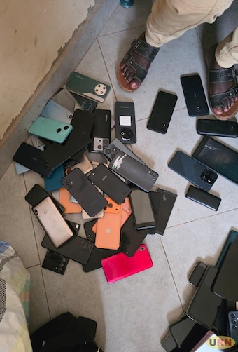 Over 150 suspected stolen phones recovered in downtown Kampala crackdown