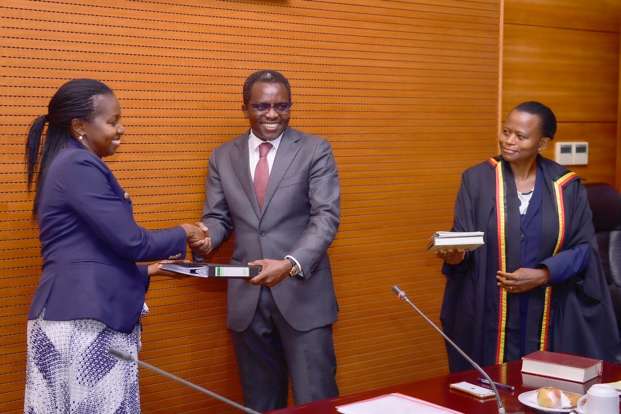 Dr. Kenneth Omona Officially Hands Over Office to New PPS, Gloria Asio Omaswa