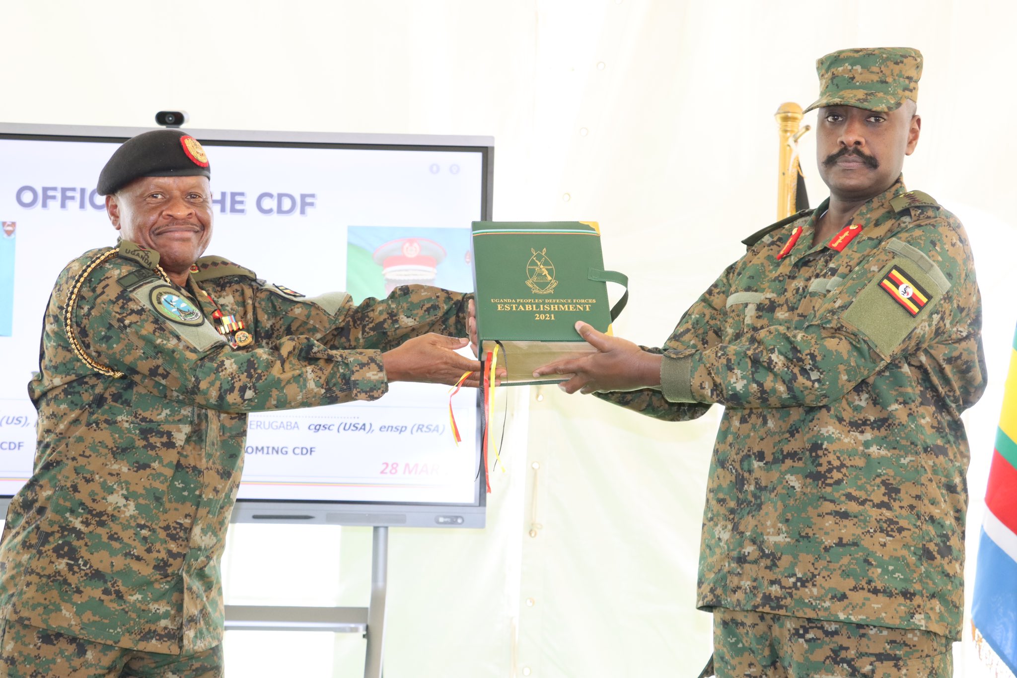 Gen. Muhoozi Commences New Role as CDF
