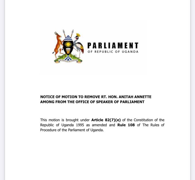 Kakwenza Rukirabashaija Initiates Motion for Removal of Anita Among from Parliament