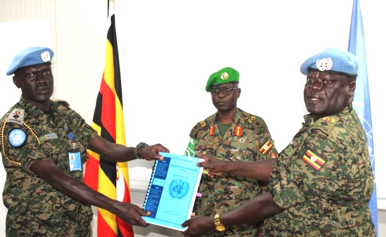 Lt Col Odongo Assumes Command of UN Guard Unit X in Somalia