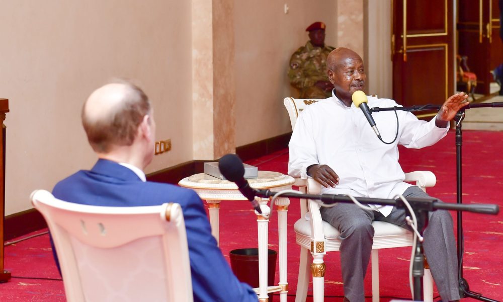 Museveni meets Duke of Edinburgh Prince Edward