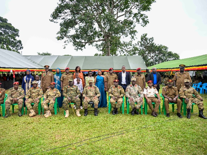 "Stay Patriotic And Focused” - Brig. Gen. Mugisha Encourages Newly Promoted SFC Officers