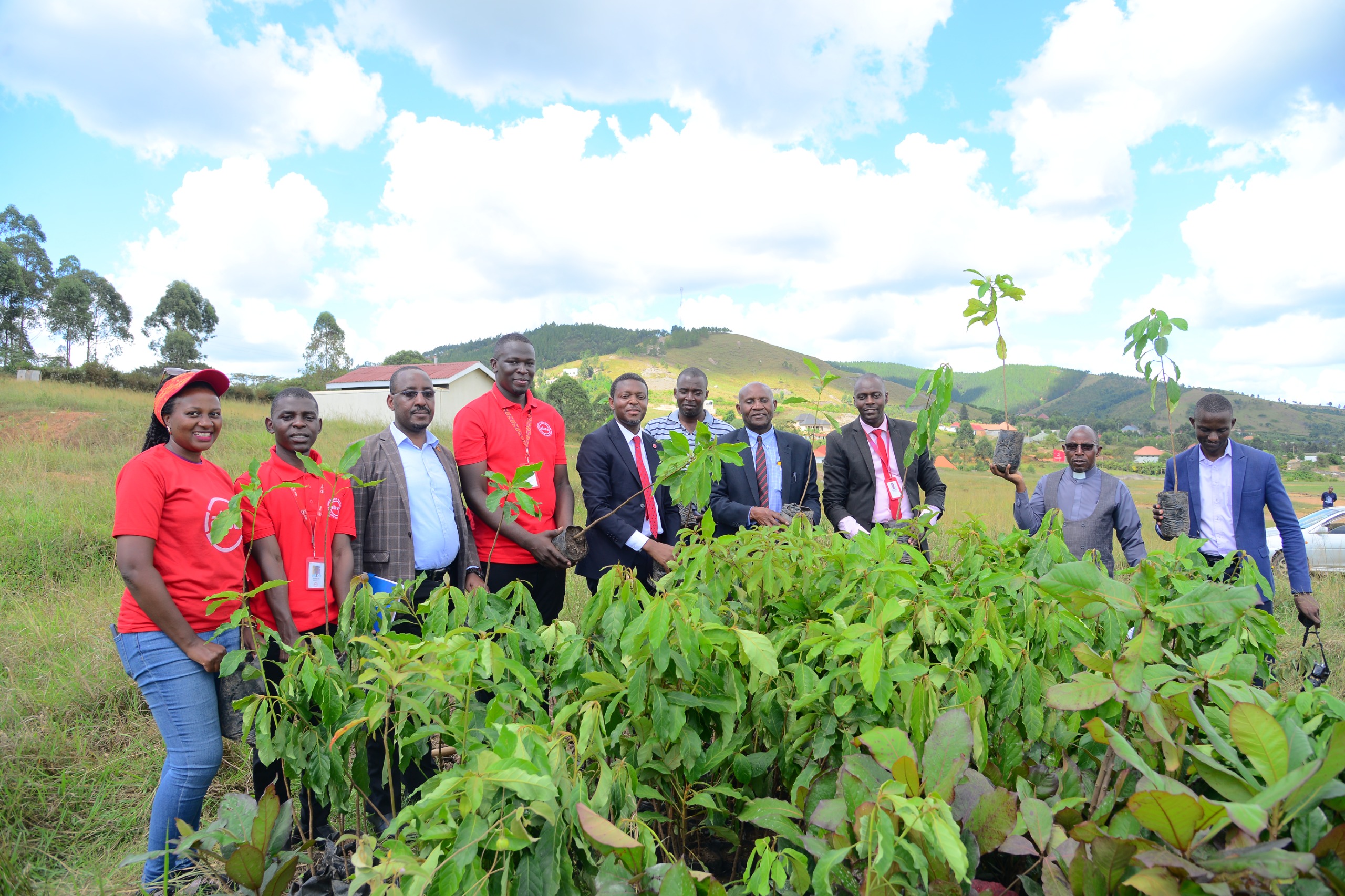 Absa, Bishop Stuart University plant 500 trees to mark world earth day