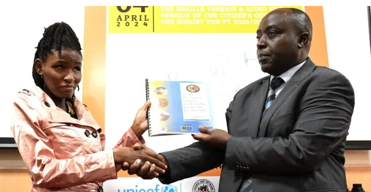 Uganda Government Launches A National Budget Book To Be Accessed By The Disabled